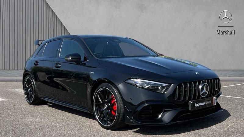 Used Mercedes A45 AMG 421 HP (309 kW) 2025 Cosmos black metallic Hatchback