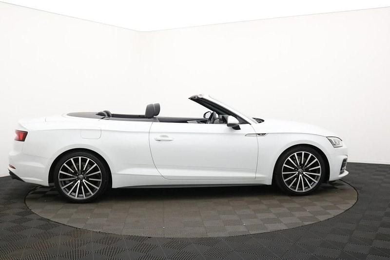 Used Audi A5 Cabriolet S-Line 190 HP (139 kW) 2018 White Cabriolet