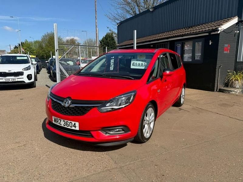Used Vauxhall Zafira SRi 140 HP (102 kW) 2017 Red MPV