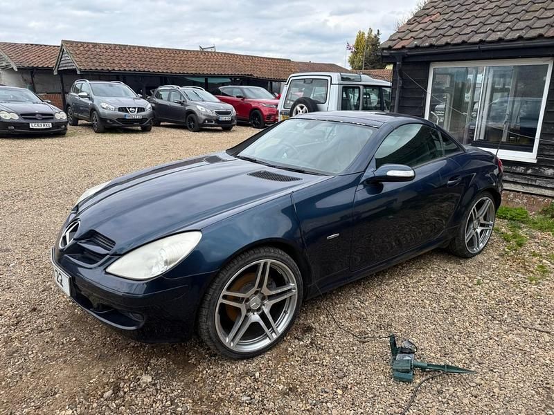 Used Mercedes SLK280 231 HP (169 kW) 2007 Blue Cabriolet