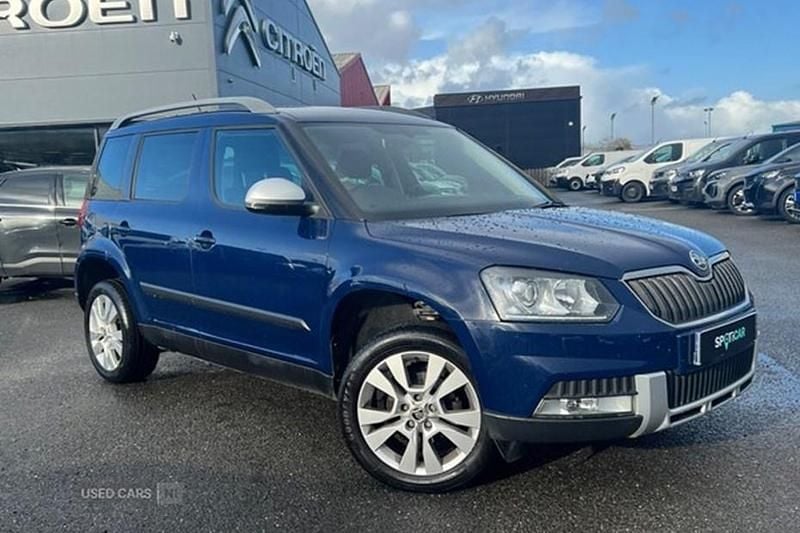 Blue Used 2016 Skoda Yeti SE L SUV | £10,450 (Good price) - Image 1/1