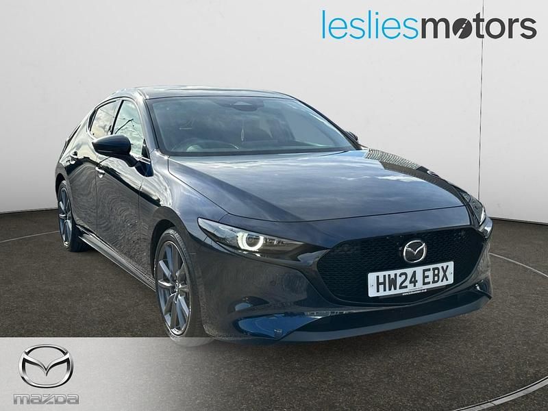 Blue Used 2024 Mazda 3 Takumi-Line Hatchback | £21,499 (Fair price) - Image 1/3
