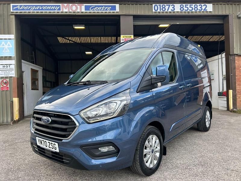 Used Ford Transit Custom Limited 130 HP (95 kW) 2021 Blue Van