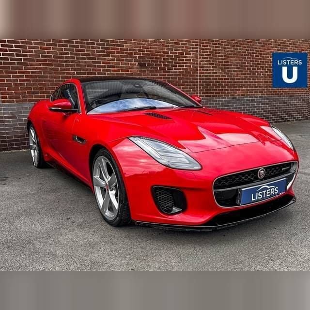 Solid caldera red Used 2017 Jaguar F-Type R-Dynamic Coupe | £29,990 (Good price) - Image 1/4