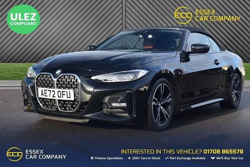 Used BMW 420 M Sport 184 HP (135 kW) 2022 Black Cabriolet