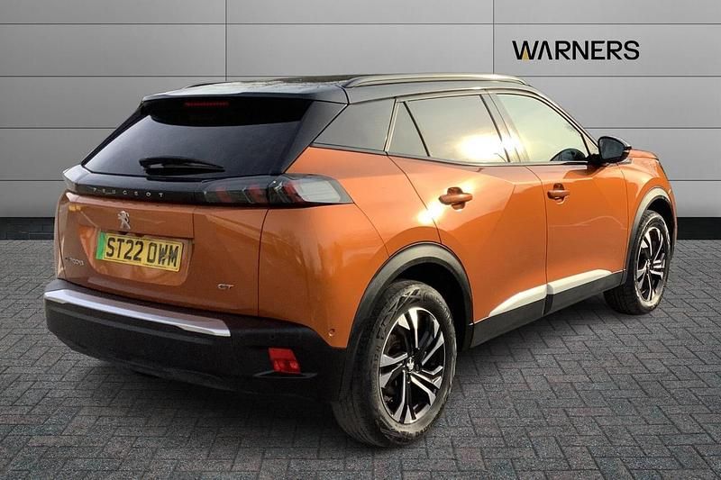 Used Peugeot e-2008 GT 98 kW (134 HP) 2022 Orange SUV