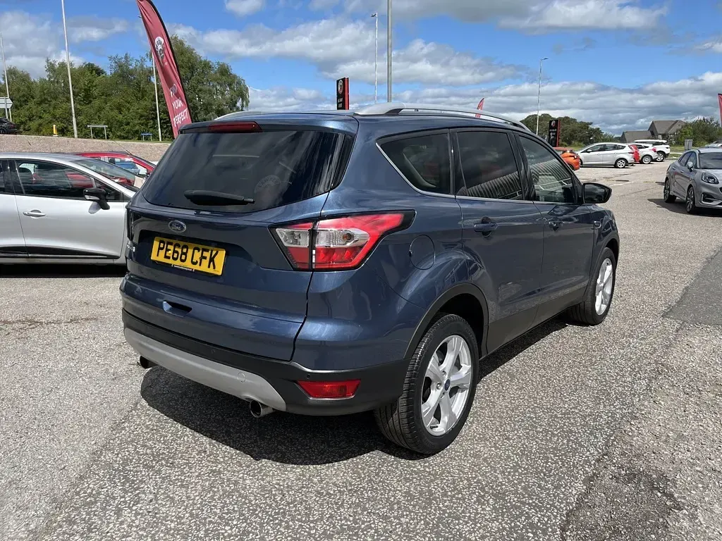 Used Ford Kuga Titanium X 120 HP (88 kW) 2018 Chrome blue SUV