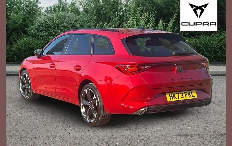 Used Cupra Leon 147 HP (108 kW) 2023 Red Estate