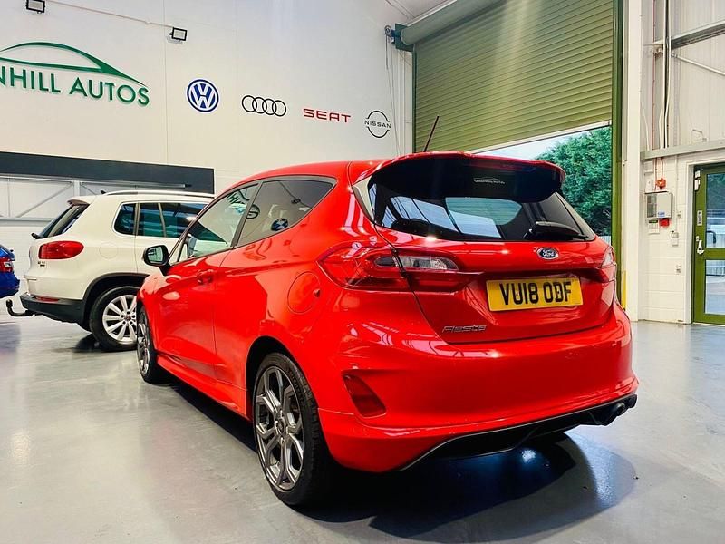 Used Ford Fiesta ST-Line X 125 HP (91 kW) 2018 Red Hatchback