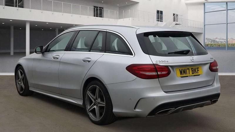 Used Mercedes C220 AMG line 2017 Silver Estate