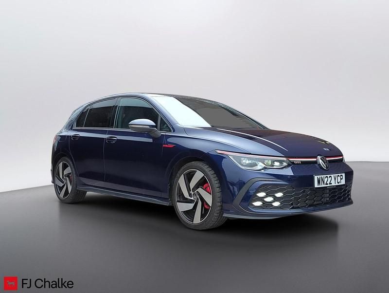Used VW Golf VIII GTI 245 HP (180 kW) 2022 Blue Hatchback