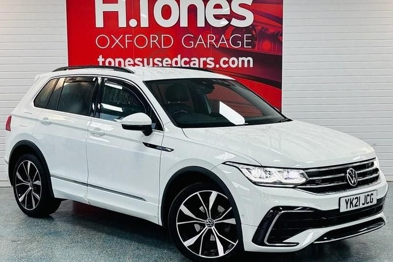 White Used 2021 VW Tiguan R-line SUV | £23,695 (Fair price) - Image 1/1