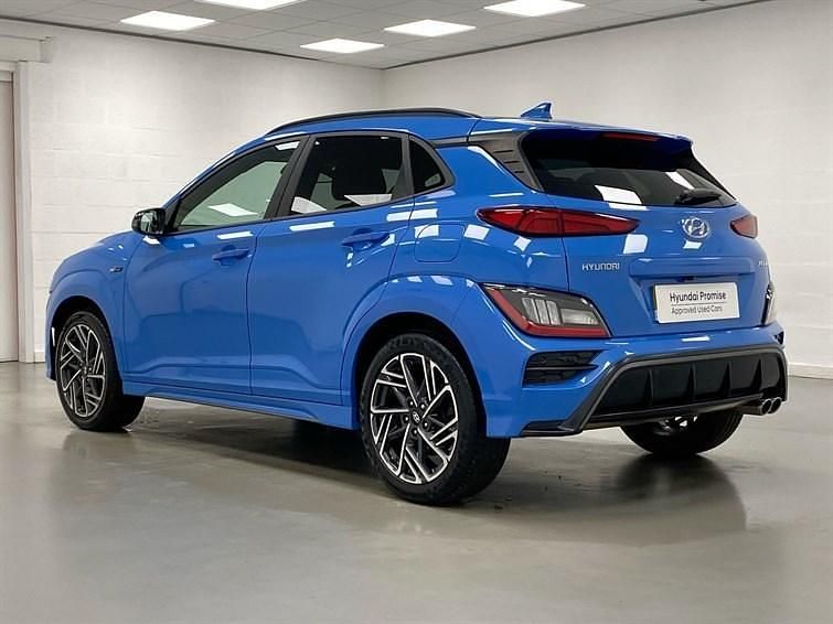 Used Hyundai Kona N Line 120 HP (88 kW) 2021 Blue SUV