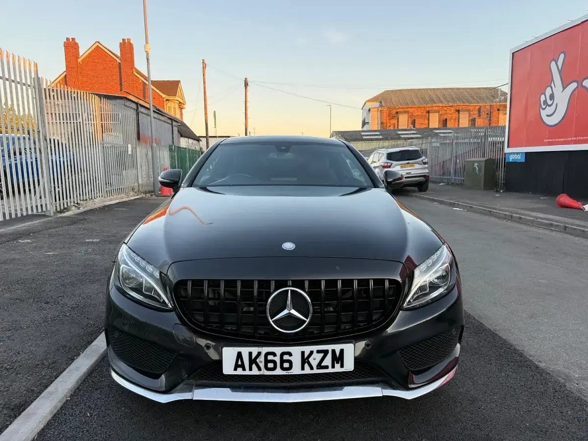 Used Mercedes C220 AMG line 2016 Black Coupe