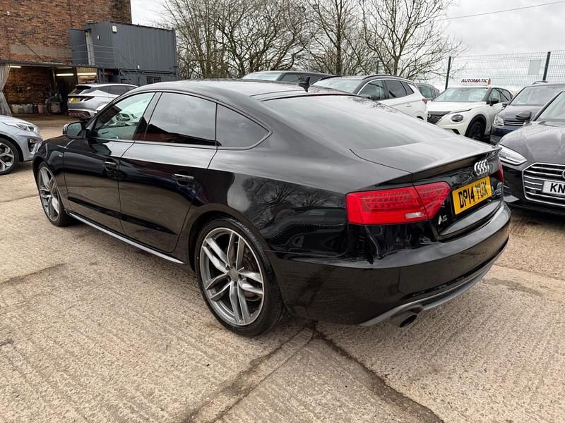 Used Audi A5 Sportback Advanced 225 HP (165 kW) 2014 Black Hatchback