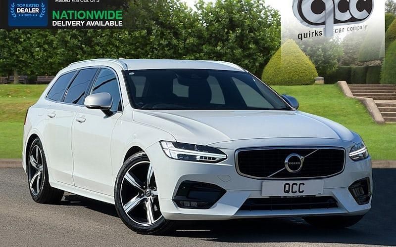 Used Volvo V90 R-Design 190 HP (139 kW) 2018 White Estate