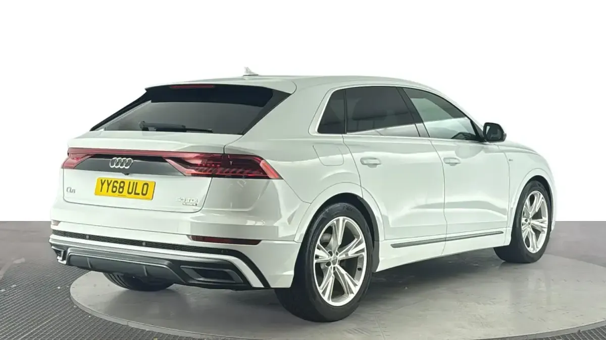 Used Audi Q8 S-Line 2018 White SUV