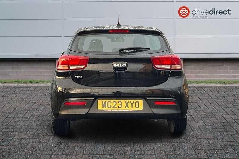 Used Kia Rio 83 HP (61 kW) 2023 Black Hatchback