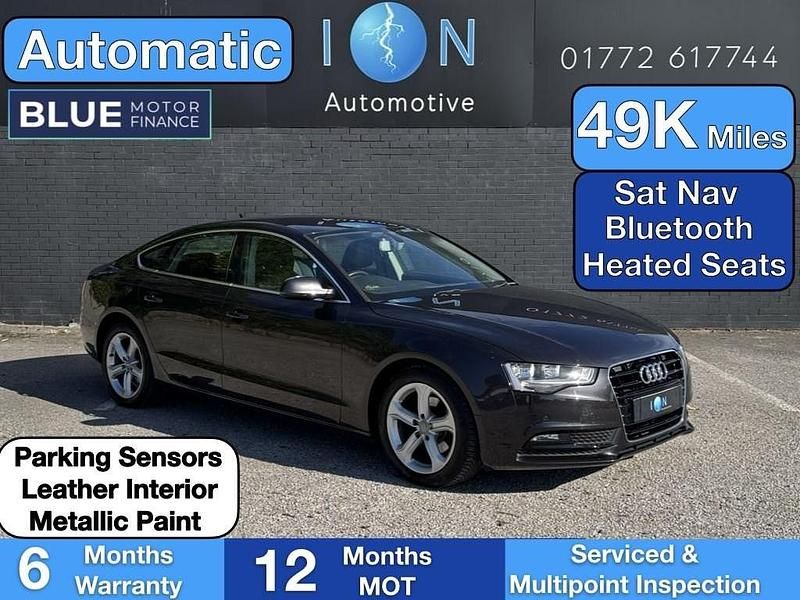 Grey Used 2012 Audi A5 Sportback Advanced Hatchback | £8,995 (Good price) - Image 1/4