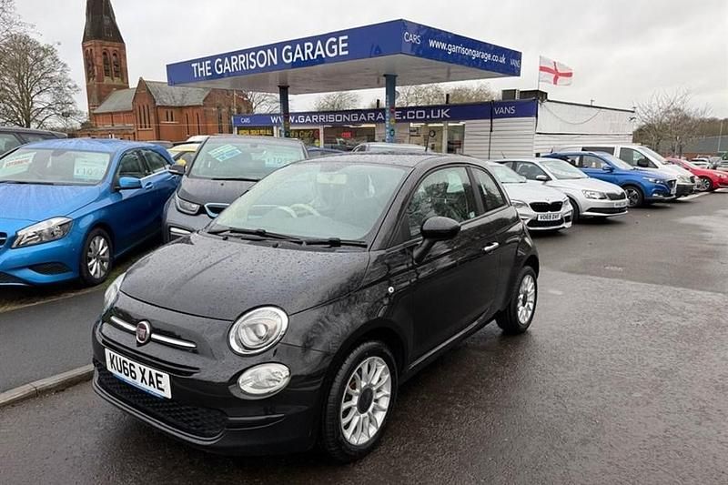 Used Fiat 500 Pop Star 69 HP (50 kW) 2017 Black Hatchback
