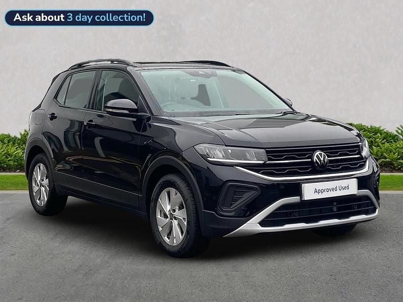 Black New 2025 VW T-Cross Life SUV | £20,999 (Super price) - Image 1/4