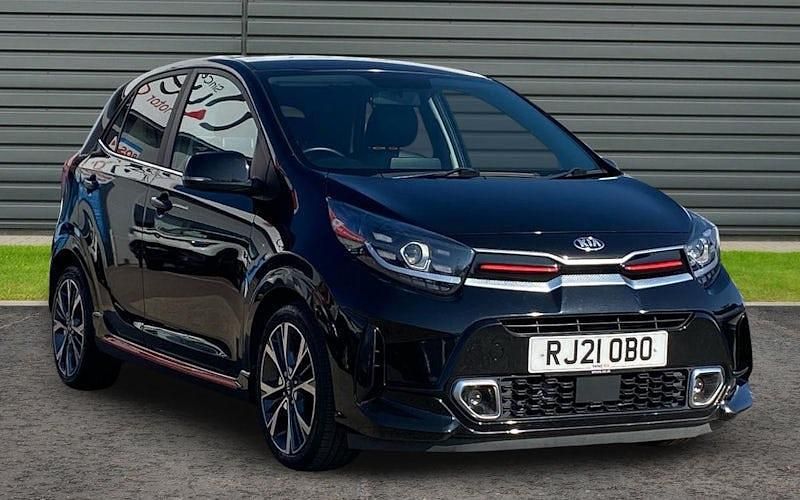 Used Kia Picanto GT-Line 101 HP (74 kW) 2021 Black Hatchback