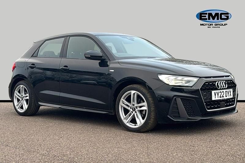 Used Audi A1 Sportback S-Line 110 HP (80 kW) 2022 Black Hatchback