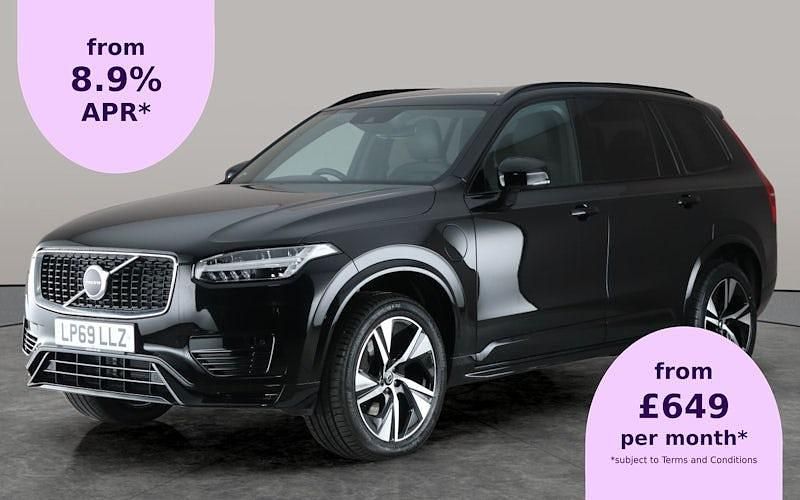 Black Used 2019 Volvo XC90 R-Design SUV | £34,767 (Fair price) - Image 1/2