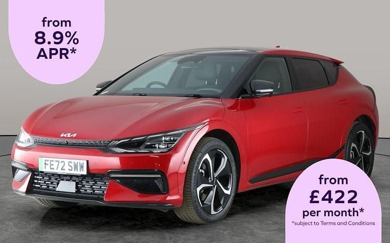 Red Used 2022 Kia EV6 GT-Line S SUV | £28,184 (Good price) - Image 1/3