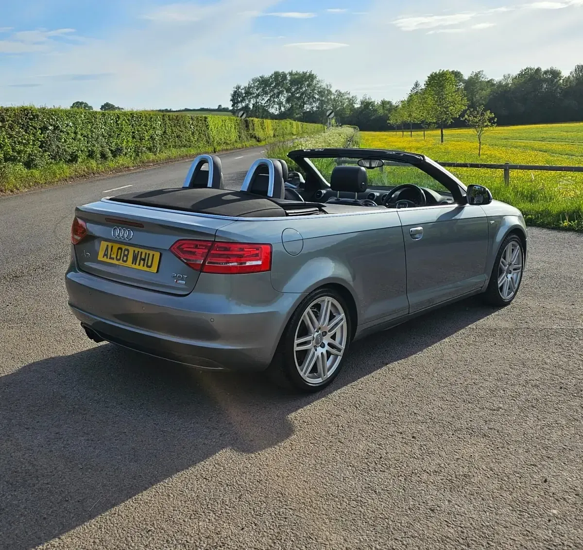 Used Audi A3 Cabriolet S-Line 197 HP (144 kW) 2008 Grey Cabriolet