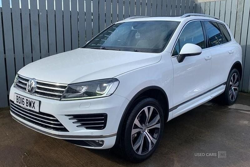 Used VW Touareg R-line 262 HP (192 kW) 2016 White SUV