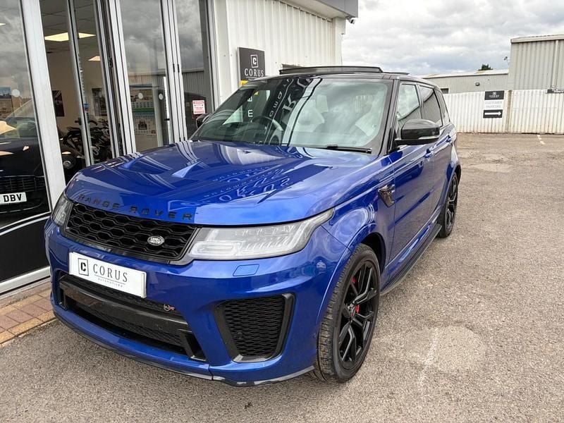 Blue Used 2021 Land Rover Range Rover Sport SVR SUV | £41,898 (Good price) - Image 1/3