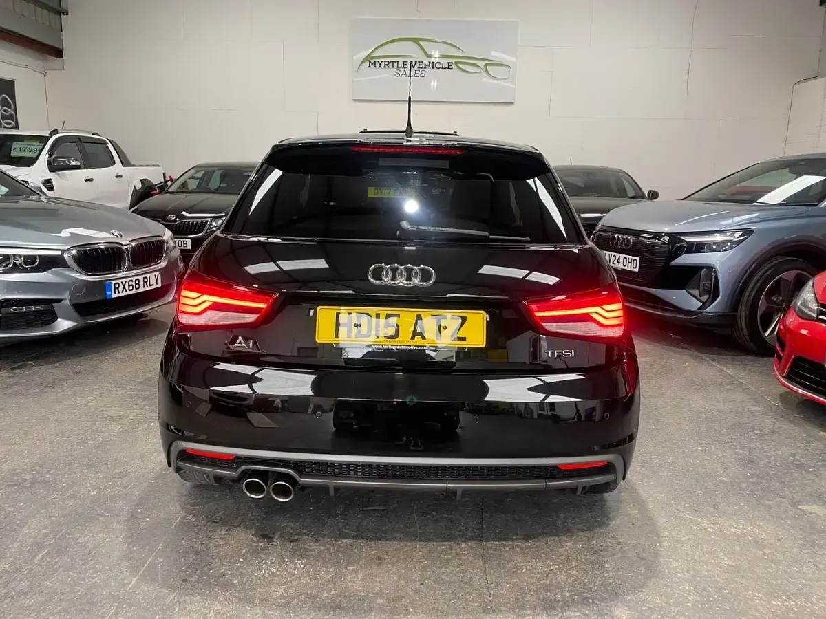 Used Audi A1 Sportback S-Line 150 HP (110 kW) 2015 Black Hatchback