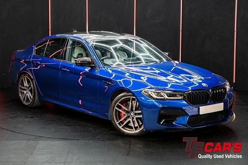 Blue Used 2022 BMW M5 Competition Edition Sedan | £52,995 (Fair price) - Image 1/1