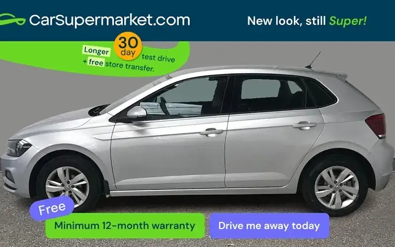 Usado VW Polo SE 65 HP (47 kW) 2019 Prateado Citadino