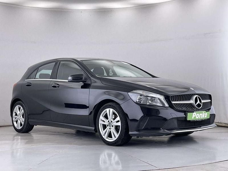 Black Used 2017 Mercedes A160 Hatchback | £8,690 (Fair price) - Image 1/3