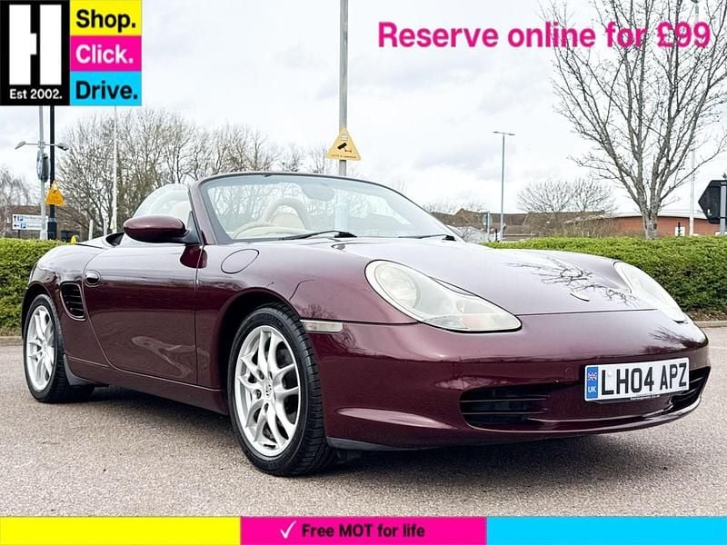 Used Porsche 986 Boxster 228 HP (167 kW) 2004 Red Cabriolet