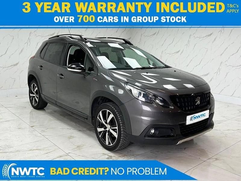 Grey Used 2017 Peugeot 2008 GT-line SUV | £10,295 (Fair price) - Image 1/4