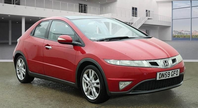Used Honda Civic ES 2009 Red Hatchback