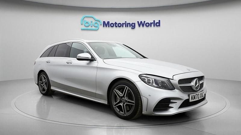 Used Mercedes C300 AMG line 258 HP (189 kW) 2020 Silver Estate