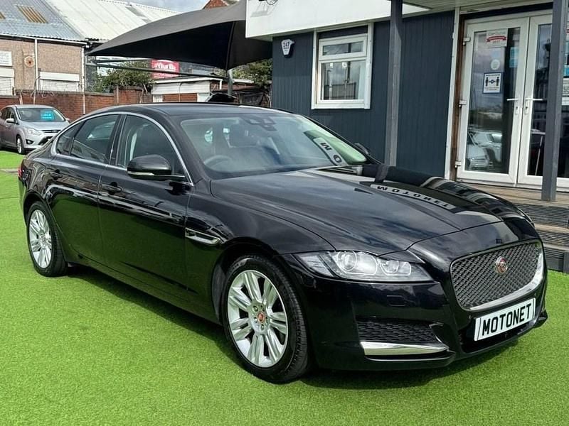 Black Used 2017 Jaguar XF Portfolio Sedan | £7,680 (Fair price) - Image 1/4