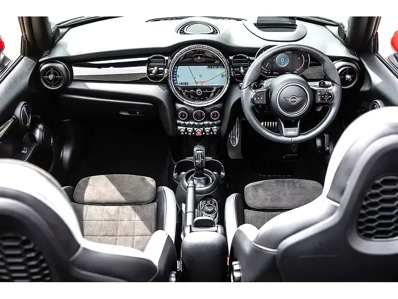 Used Mini John Cooper Works Cabriolet 2021 White silver Cabriolet