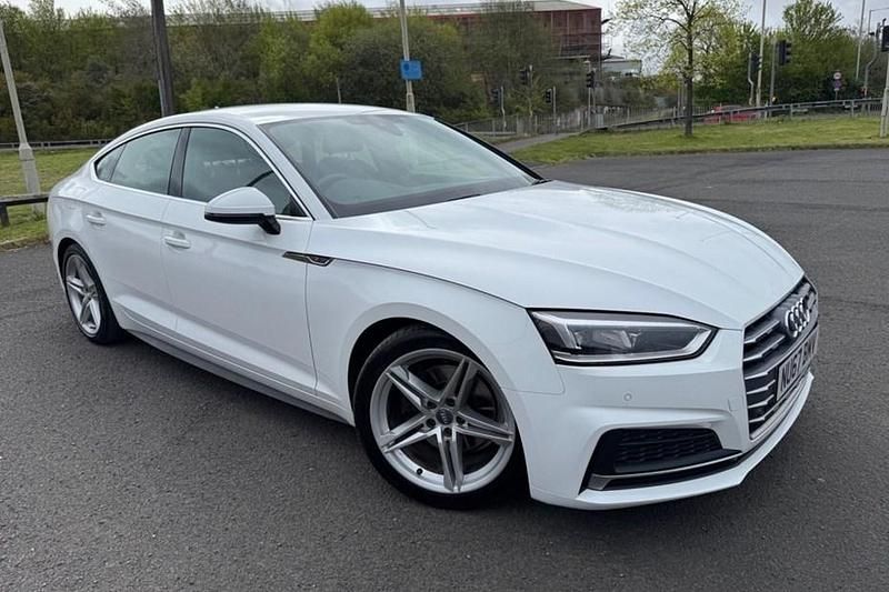 Used Audi A5 Sportback S-Line 150 HP (110 kW) 2017 White Hatchback