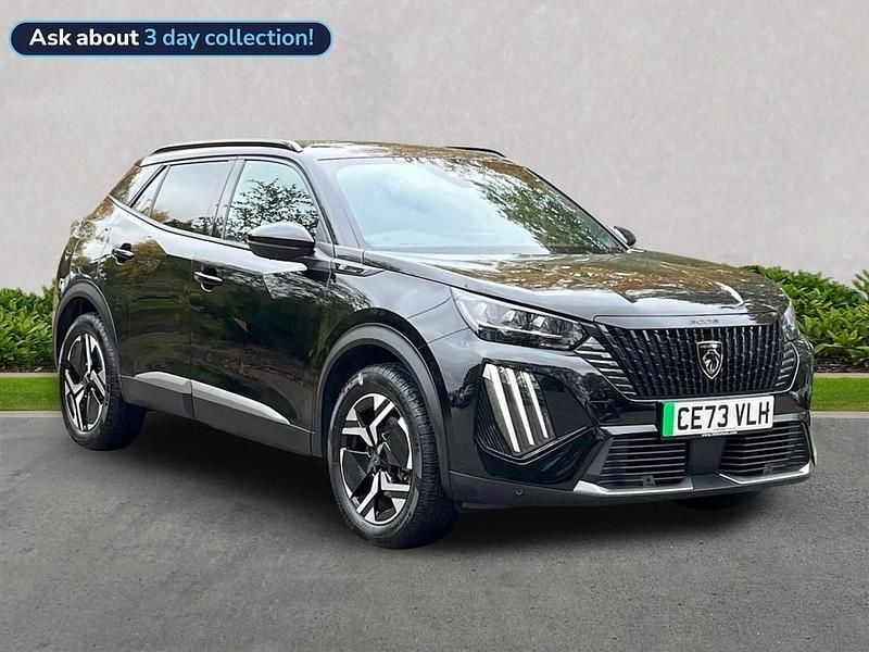 Black Used 2023 Peugeot e-2008 GTi SUV | £17,299 (Fair price) - Image 1/4