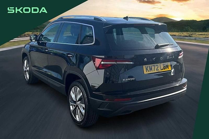 Gebraucht Skoda Karoq SE L 110 PS (80 kW) 2023 Schwarz SUV
