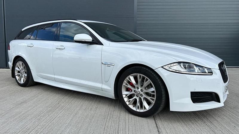 Used Jaguar XF R-Sport 2014 White Estate