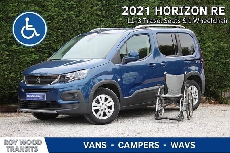 Blue Used 2021 Peugeot Rifter Allure MPV | £14,995 (Fair price) - Image 1/1