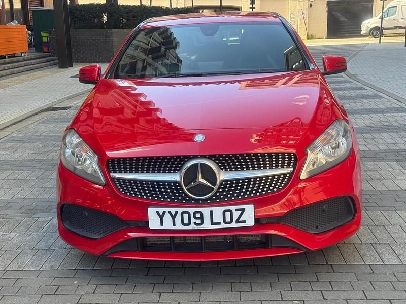 Używany Mercedes A200 AMG line 2015 Czerwony Hatchback