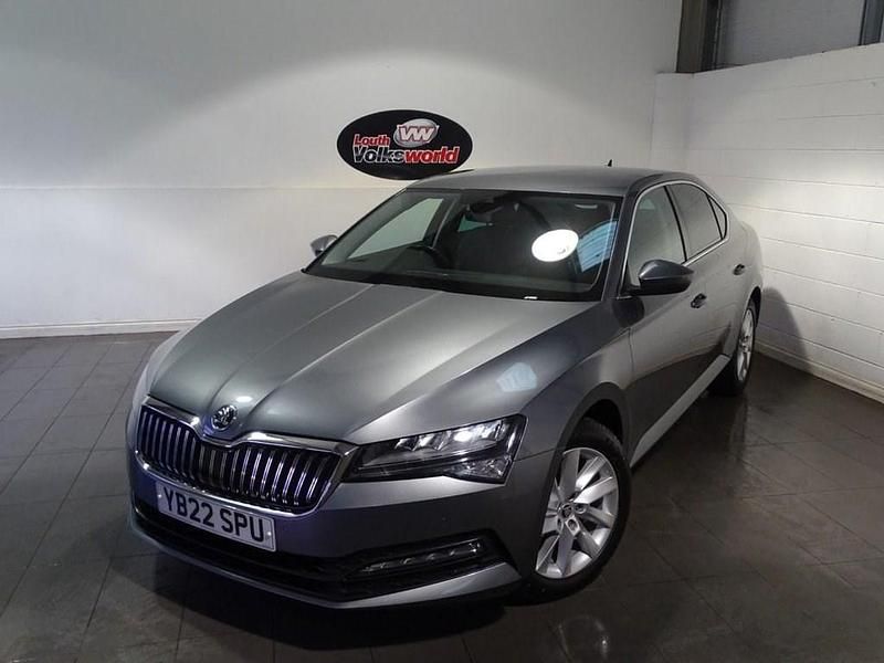 Grey Used 2022 Skoda Superb SE Technology Hatchback | £18,495 (Fair price) - Image 1/4