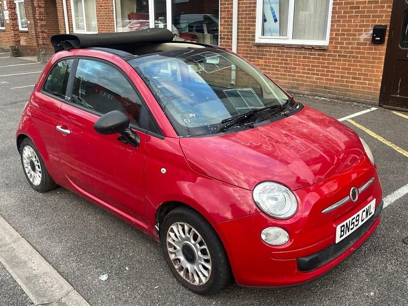 Red Used 2010 Fiat 500 Pop Cabriolet | £995 (Super price) - Image 1/4